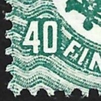 1926 M-17 40 p vihreä kapeat numerot HR ** LaPe 115 A I W 1
