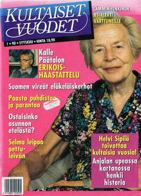 Kultaiset vuodet 1/1990: Kalle Päätalo, Veikko Lavi ym.