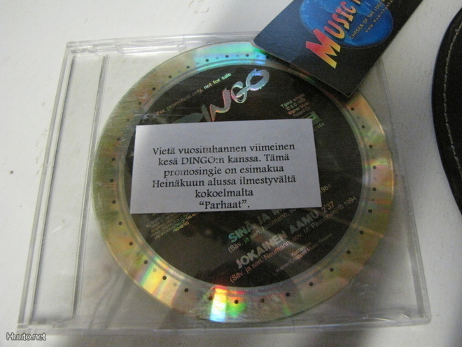 DINGO - SINÄ JA MINÄ / JOKAINEN AAMU CD PROMOSINGLE