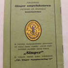 VANHA Vuokramaksukirja SInger Ompelukone Kivat Merkit 1929 - pikkukuva 4