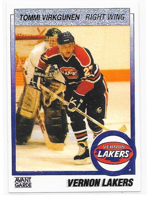 1991-92 BCJL # Tommi Virkkunen Vernon Lakers KÄRPÄT