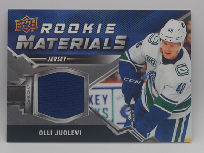 2020-21 Upper deck Rookie materials Olli Juolevi