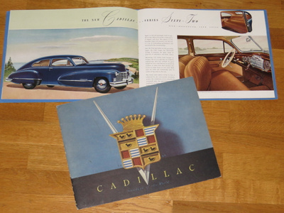 1946 Cadillac PRESTIGE esite - KUIN UUSI - 36 sivua