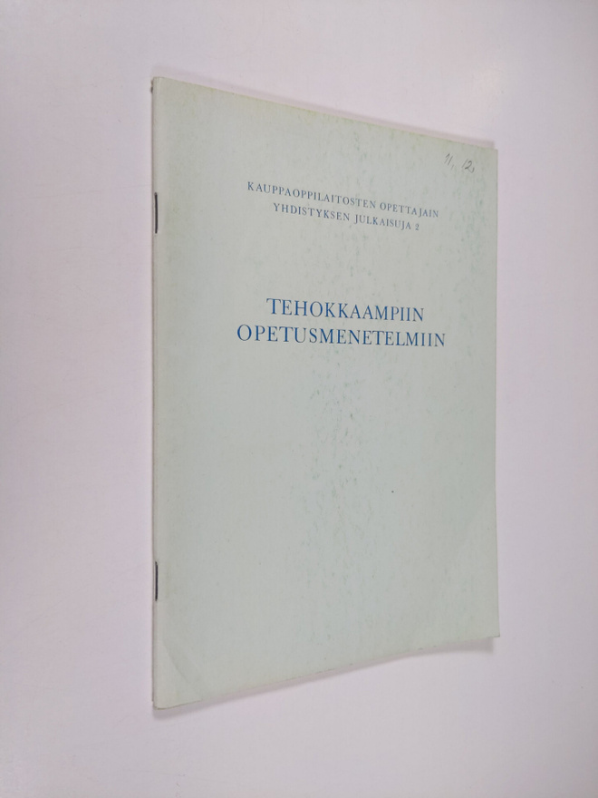 Kauppaoppilaitosten opettajain yhdistyksen opetusmenetelm...