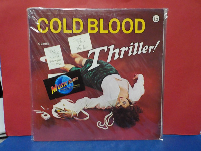COLD BLOOD - THRILLER EX/EX U.S -73 PRESS LP