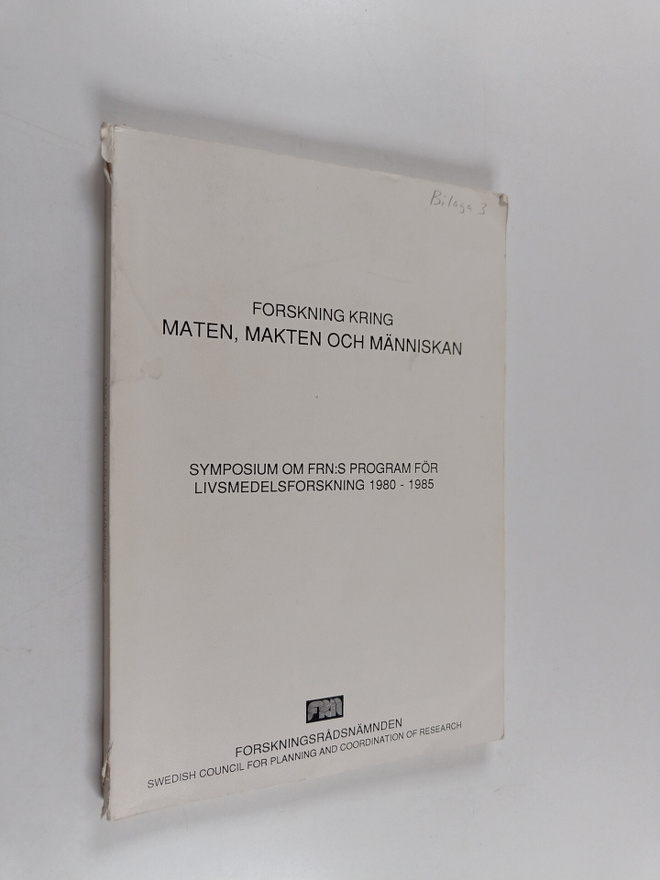 Forskning kring maten, makten och människan : Symposium o...