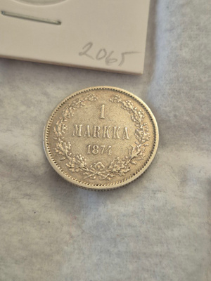 1 markka 1874, Suomi