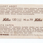 Purkkakuva Hellas UUDET ASEET n:o 79 Purukumikuva - pikkukuva 2