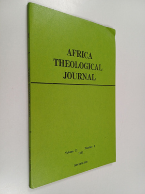 Africa theological journal Vol. 12 Nr. 2 / 1983