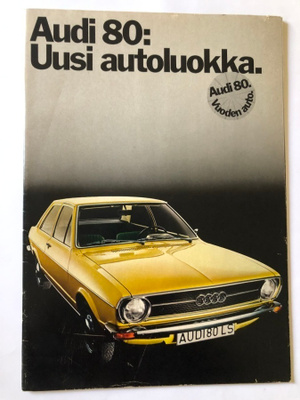Myyntiesite - Audi 80 - 2/1973