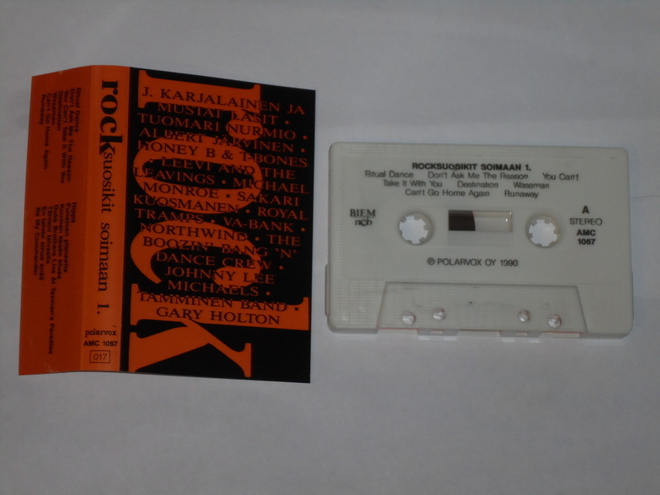 C-kasetti - Rocksuosikit Soimaan 1.  kokoelma - 1990 EX+
