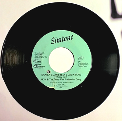 AKIM & The Teddy Van ProD: Santa Claus is a black man. 7"