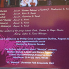 Metelyk - Ukrainian Folk Ensemble CD - pikkukuva 2