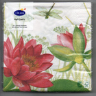 SERVETTIPAKETTI °°WATER LILY°° / DUNI (UUSI) - pikkukuva 1