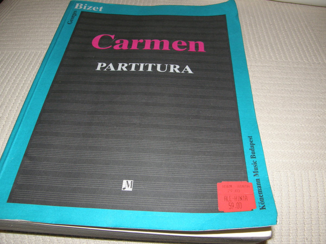 Georges Bizet Carmen Partitura  -nid