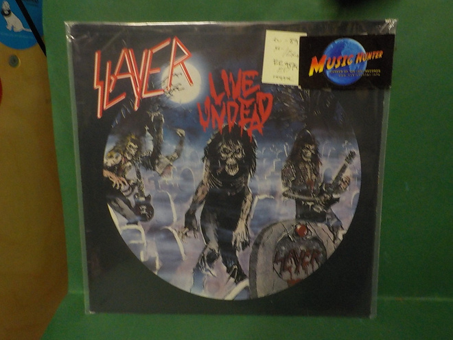 SLAYER - LIVE UNDEAD M-/EX+ PICTURE VINYL 12" EP