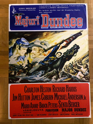 Vanha elokuvajuliste: Majuri Dundee