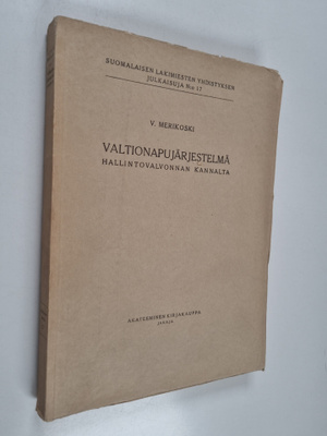 V. Merikoski : Valtionapujärjestelmä hallintovalvonnan ka...