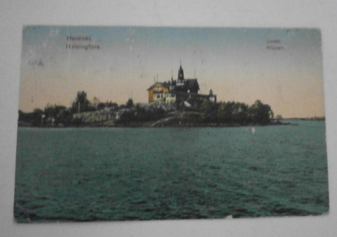 Helsinki, Klippan - Luoto, vanha väripk, p. 1924 Viroon
