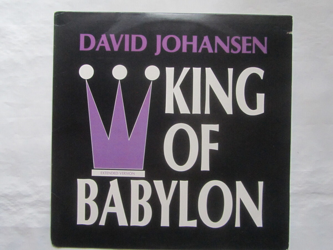 David Johansen: King Of Babylon  12" maxisingle   1985