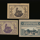 Itävalta Notgeld 10, 20, 50 Heller, Wartberg 1921 - pikkukuva 1