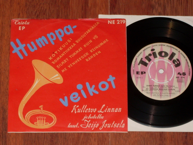 7" HUMPPAVEIKOT  Romantiikan Ruusutarhassa - single 1959 VG+