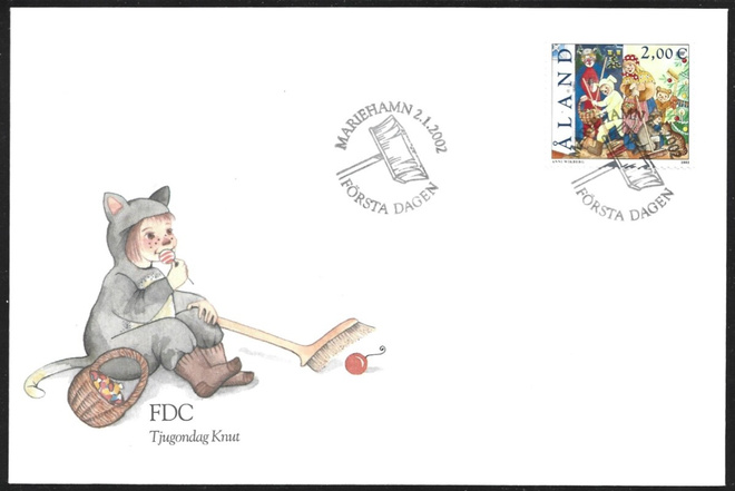 FDC Åland 2002  Nuutinpäivä   LaPe ÅL 201