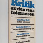 Herbert Marcuse ym. : Kritik av den rena toleransen - pikkukuva 1