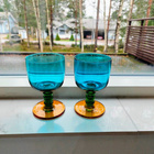 Sukat makkaralla jalalliset viinilasit 2kpl (Marimekko) - pikkukuva 1