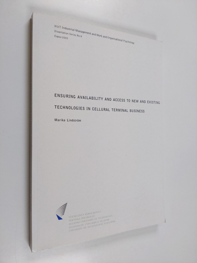 Marika Lindström : Ensuring availability and access to ne...