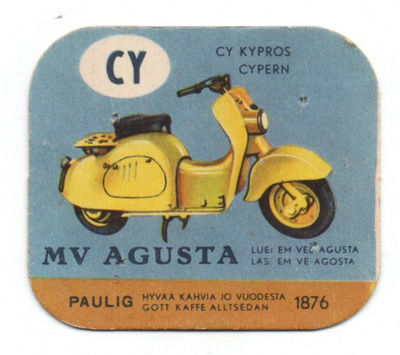 Kahvilappu MV AGUSTA