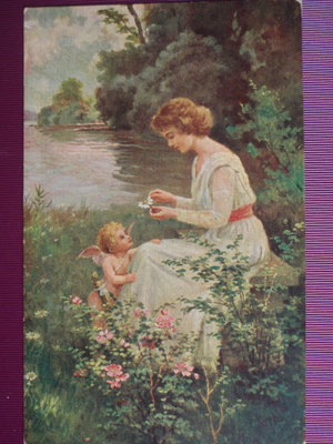 Krebs "Liebesorakel" WANHA 1917