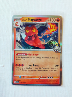 Ethan's Magcargo Holo Rare