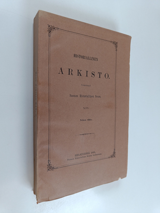 Historiallinen arkisto XIV - Toinen vihko
