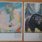 Rapp Kultatähkä kortit 2 kpl, Kalevala Carte postale - pikkukuva 2