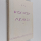 J. R. Hannula : Kysymyksiä ja vastauksia XVII - pikkukuva 1