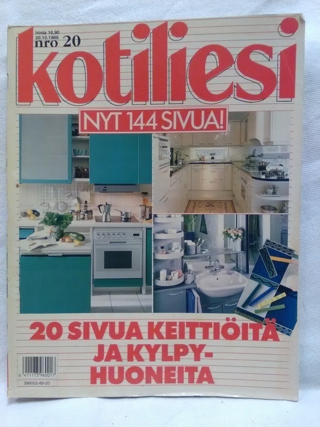 Kotiliesi No 20 lokakuu 1989