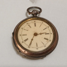 1900- Vanha Hopea taskukello - pikkukuva 1