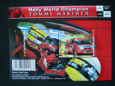 FDC-leimattu blokki Tommi Mäkinen - LaPe BL24 o