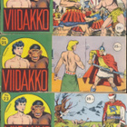 VIIDAKKO liuskalehdet 23/56 + 24/56 + 25/56 AKIM & GORILLA - pikkukuva 1