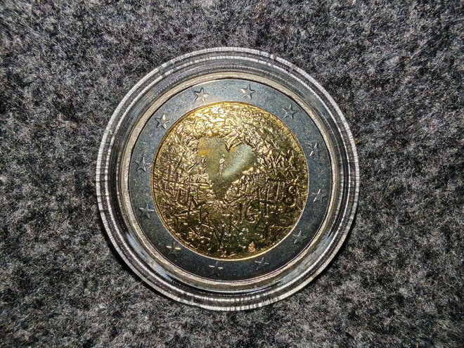 2 € Suomi 2008  Ihmisoikeuksien julistuksen 60. juhlavuosi