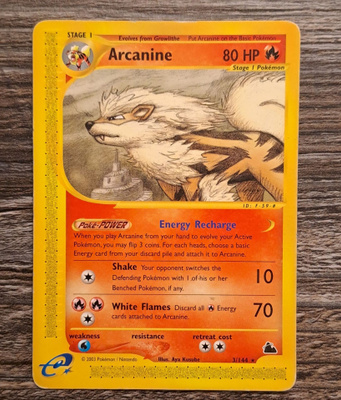 Arcanine skyridge rare!