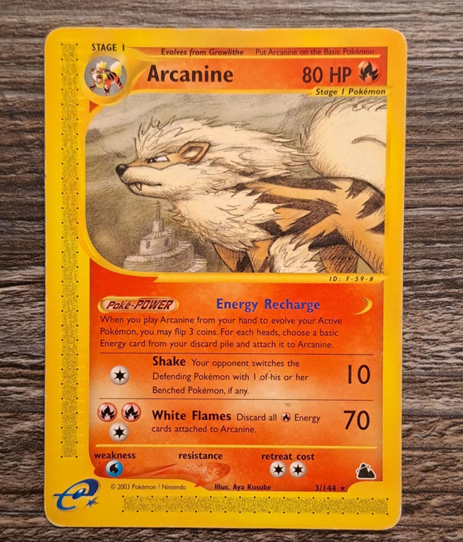 Arcanine skyridge rare!