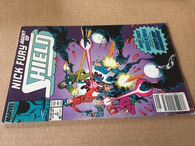 MARVEL NICK FURY SHIELD 2/1986 HYVÄ