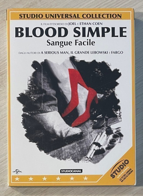 Joel & Ethan Coen: BLOOD SIMPLE (1999) uusi ja muoveissa