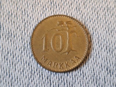 10 mk 1958 kapea 1 (=vaikeampi variantti)