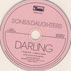 Sons & Daughters • Darling PROMO CD-Single - pikkukuva 2