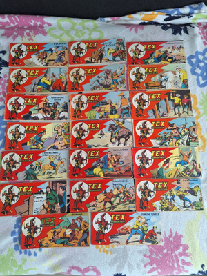 Tex lehtiset. 1960-lukua kaikki 20 kappaletta.