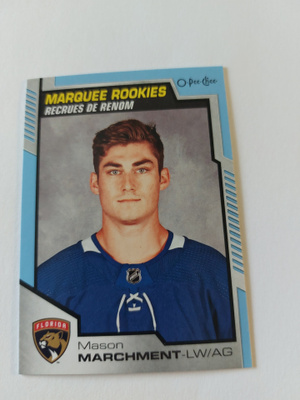 2020-21 O-Pee-Chee Blue #628 Mason Marchment