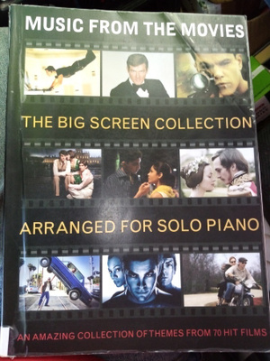 NUOTTIKIRJA MUSIC FROM MOVIES ARRANGED FOR SOLO PIANO